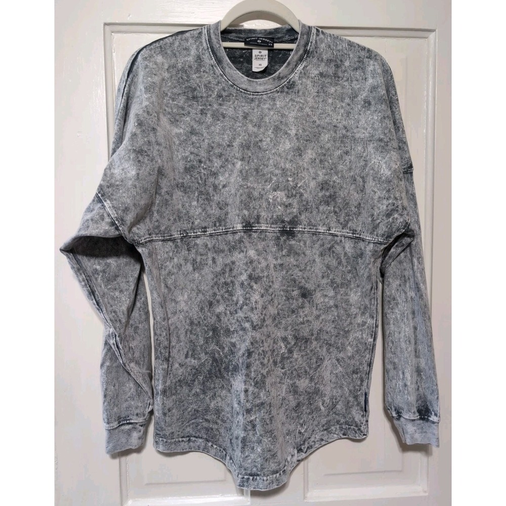 Hawaii Spirit Jersey Shirt Gray Long Sleeve Sweatshirt Unisex XS Oversized (1290